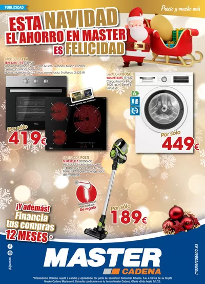 Catálogo Master Cadena en Madrid | ESTA NAVIDAD EL AHORRO EN MASTER ES FELICIDAD | 13/12/2024 - 7/1/2025