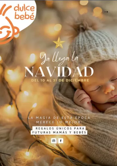 Ofertas de Juguetes y Bebés en Calatayud | FOLLETO NAVIDAD 2024 EMBARAZO Y BEBÉ  de Dulce Bebé | 13/12/2024 - 31/12/2024