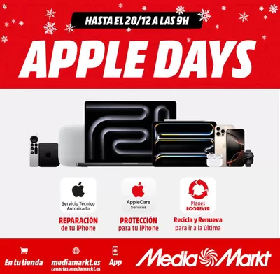 Catálogo MediaMarkt en Leganés | Apple Days  | 13/12/2024 - 20/12/2024