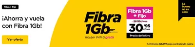 Catálogo Jazztel en Zaragoza | Ahorra y vuela con Fibra 1Gb! | 13/12/2024 - 31/12/2024