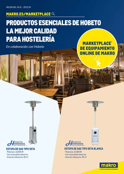 Catálogo Makro en Córdoba | Ofertas del Marketplace en colaboración con Hobeto | 16/12/2024 - 29/12/2024