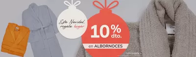 Ofertas de Navidad en Torrefarrera | 10% dto en albornoces de 10xDIEZ | 16/12/2024 - 25/12/2024