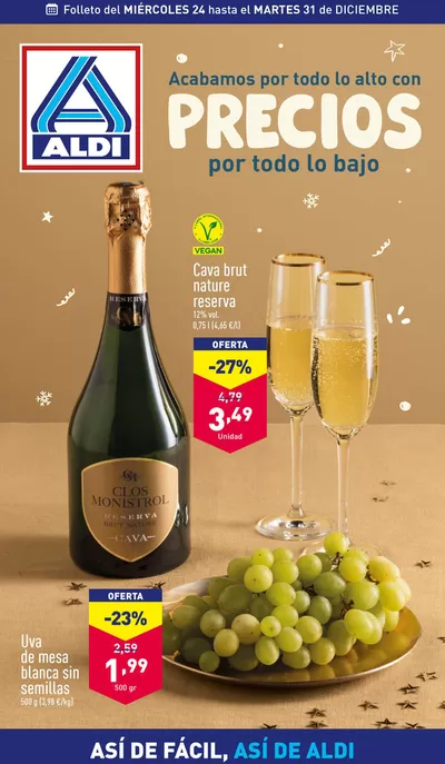 Catálogo ALDI en Fonelas | ¡Así de fácil, así de Aldi!  | 24/12/2024 - 31/12/2024