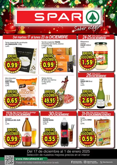 Catálogo SPAR en Gines | SPAR oferta 2ª diciembre | 17/12/2024 - 1/1/2025