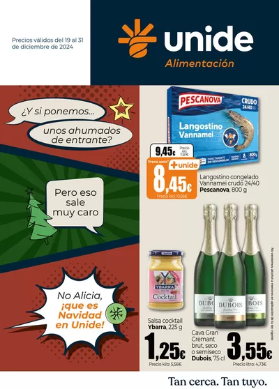 Catálogo UNIDE Alimentación en La Frontera | Navidad en UNIDE Alimentación Canarias | 19/12/2024 - 31/12/2024