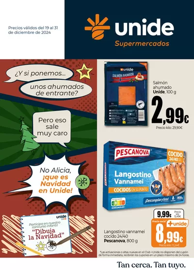 Catálogo Unide Supermercados en Pamplona | Navidad en UNIDE Supermercados  | 19/12/2024 - 31/12/2024