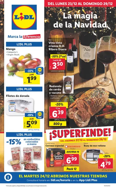 Catálogo Lidl en Maó | № 1 PRECIO | 23/12/2024 - 29/12/2024