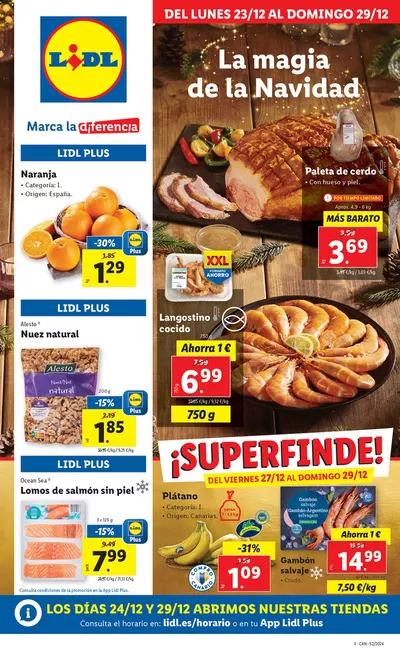 Catálogo Lidl en San Cristobal de la Laguna (Tenerife) | № 1 PRECIO | 23/12/2024 - 29/12/2024