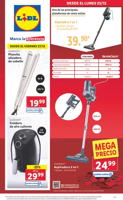 Catálogo Lidl en San Cristobal de la Laguna (Tenerife) | ¡Bazar Lidl! | 23/12/2024 - 29/12/2024