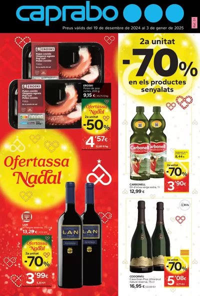 Catálogo Caprabo en Barcelona | Ofertassa Nadal | 19/12/2024 - 3/1/2025