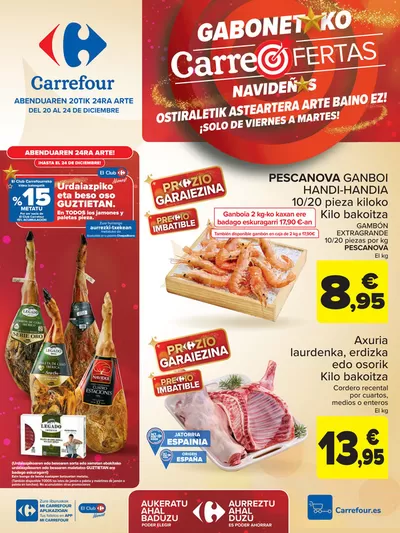 Catálogo Carrefour en Vitoria |  CARREOFERTAS | 20/12/2024 - 24/12/2024