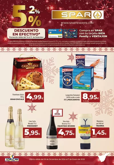 Catálogo Spar Tenerife en San Cristobal de la Laguna (Tenerife) | Folleto Spar Tenerife Tenerife | 18/12/2024 - 7/1/2025