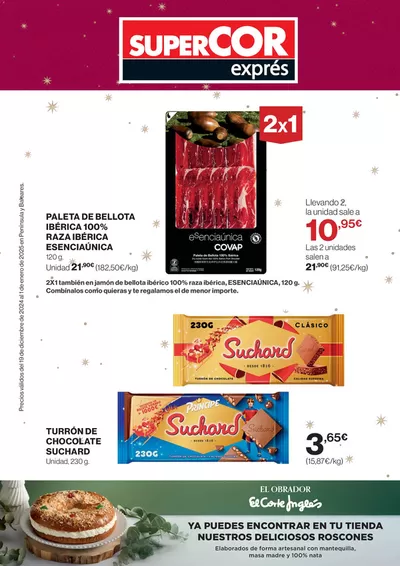 Catálogo Supercor Exprés en Madrid | Ofertas quincenales para Península y Baleares | 19/12/2024 - 1/1/2025