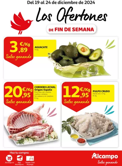 Catálogo Alcampo en Madrid |  Los Ofertones  | 19/12/2024 - 24/12/2024