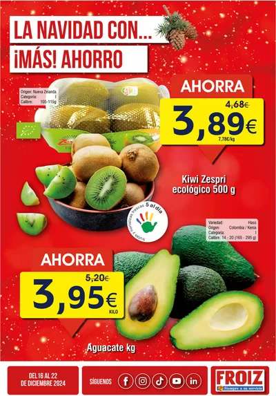 Catálogo Froiz en A Coruña | Froiz Oferta semanal | 20/12/2024 - 22/12/2024