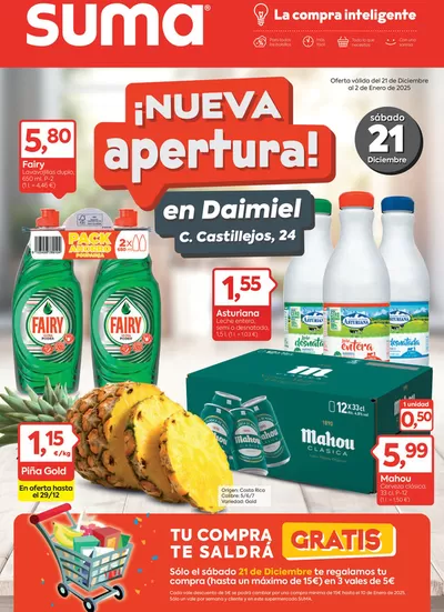 Catálogo Suma Supermercados en Daimiel | Nueva apertura! | 21/12/2024 - 2/1/2025