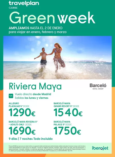 Ofertas de Viajes en Ametlla de Mar | Travelplan Riviera Maya de Travelplan | 23/12/2024 - 2/1/2025