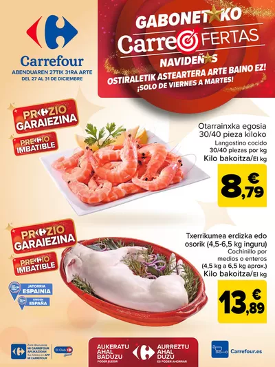 Catálogo Carrefour en Forua |  CARREOFERTAS | 27/12/2024 - 31/12/2024