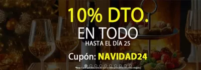 Ofertas de Navidad en Madrigueras | 10% dto. en todo de Aporvino | 23/12/2024 - 25/12/2024