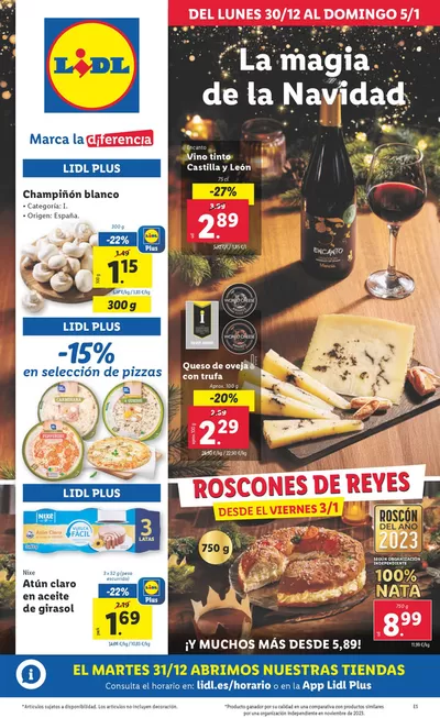 Catálogo Lidl en Collado Mediano | № 1 PRECIO | 30/12/2024 - 5/1/2025