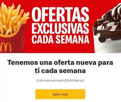 Ofertas de Restauración en San Javier | Ofertas exclusivas cada semana! de McDonald's | 24/12/2024 - 10/1/2025