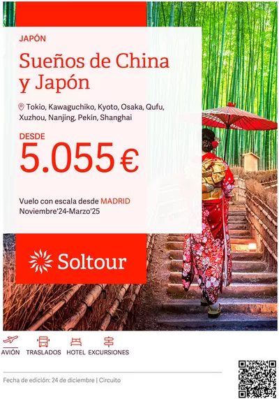 Ofertas de Viajes en Tarragona | China y Japón desde 5.055€  de Soltour | 24/12/2024 - 31/1/2025