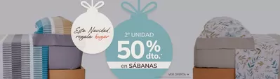 Catálogo 10xDIEZ en Mataró | 2a unidad -50% dto. en Sábanas | 26/12/2024 - 2/1/2025