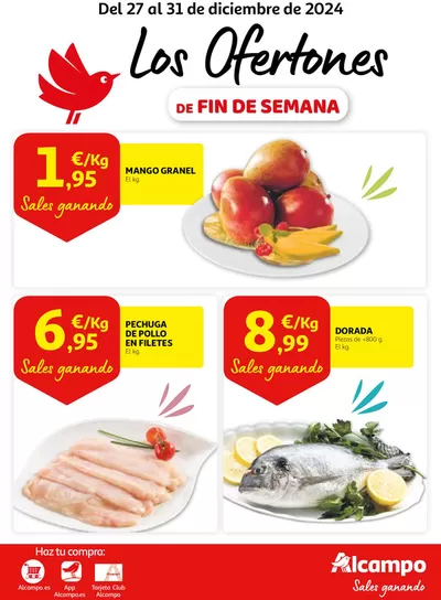 Catálogo Alcampo en Motril | Los Ofertones DE FIN DE SEMANA | 27/12/2024 - 31/12/2024