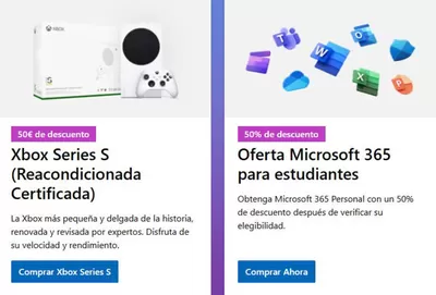 Ofertas de Informática y Electrónica en Puerto de Sagunto | Promoción especial de Microsoft | 27/12/2024 - 5/1/2025