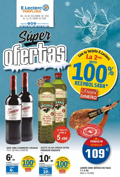 Catálogo E.Leclerc en Pamplona | Super ofertas | 26/12/2024 - 11/1/2025