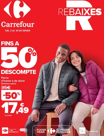 Ofertas de Hiper-Supermercados en Maçanet de la Selva | REBAJAS de Carrefour | 2/1/2025 - 16/1/2025