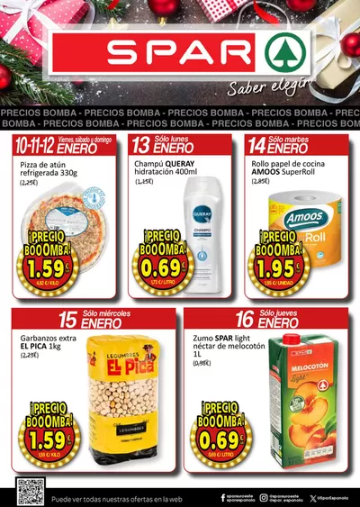 Catálogo SPAR en Santos de Maimona | SPAR bombazos 10 -16 enero | 10/1/2025 - 16/1/2025