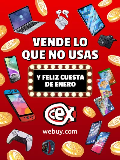 Catálogo CeX en Lazagurría | Vende lo que no usas | 7/1/2025 - 31/1/2025