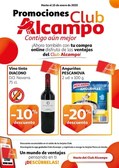 Catálogo Alcampo en Valencia | Promociones Club Alcampo | 2/1/2025 - 15/1/2025