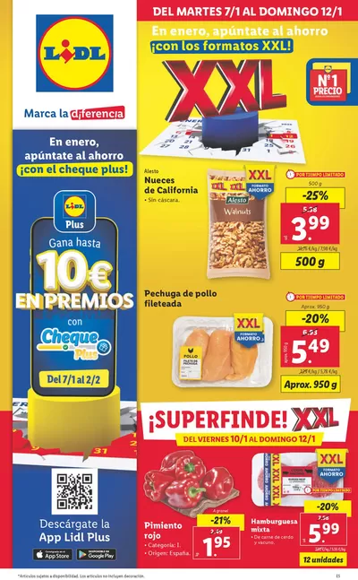 Catálogo Lidl en Madrid | № 1 PRECIO - Ofertas válidas del 7/1 al 12/1 | 7/1/2025 - 12/1/2025