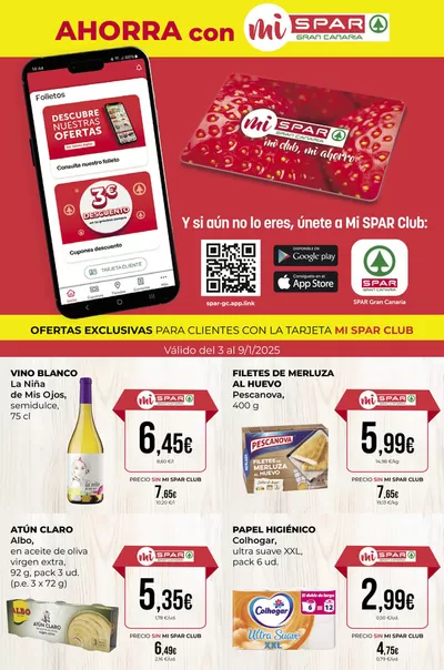 Catálogo SPAR Gran Canaria en Santa Lucía de Tirajana | Válido del 3 al 9/1/2025 | 3/1/2025 - 9/1/2025