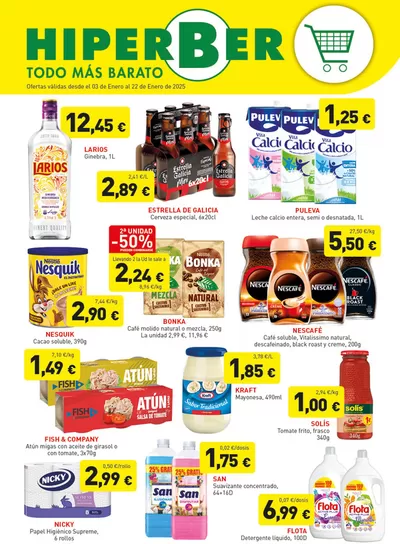 Catálogo Hiperber en Elche | Ofertas del Mes Hiperber | 3/1/2025 - 22/1/2025