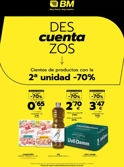 Catálogo BM Supermercados en Belorado | Descuentazos | 8/1/2025 - 28/1/2025