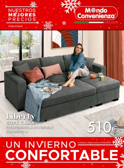 Catálogo Mondo Convenienza en San Sebastián de los Reyes | UN INVIERNO CONFORTABLE | 6/1/2025 - 31/3/2025