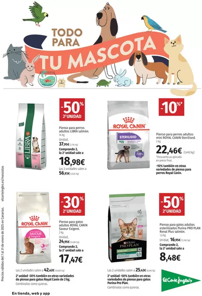 Catálogo El Corte Inglés en Santa Cruz de Tenerife | Todo para tu mascota | 7/1/2025 - 31/1/2025