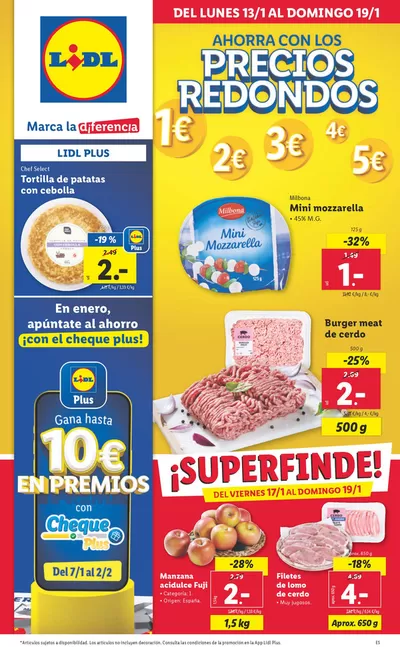 Catálogo Lidl en Sant Josep de sa Talaia | № 1 PRECIO - Ofertas válidas del 13/1 al 19/1 | 13/1/2025 - 19/1/2025