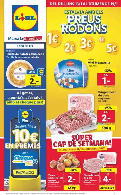 Catálogo Lidl en Mediona | № 1 PRECIO - Ofertas válidas del 13/1 al 19/1 | 13/1/2025 - 19/1/2025