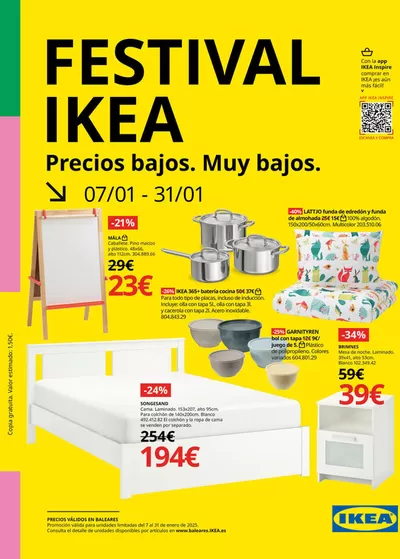 Catálogo IKEA | Catálogo Festival IKEA 07/01 - 31/01 | 8/1/2025 - 31/1/2025