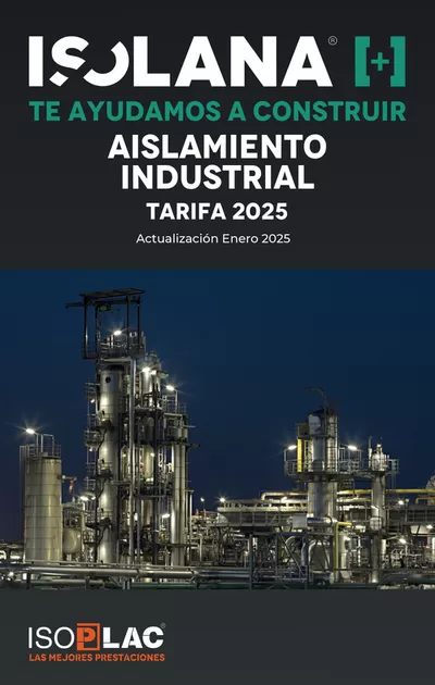 Catálogo Isolana en Cazalegas | AISLAMIENTO INDUSTRIAL – TARIFA ISOLANA 2025 | 8/1/2025 - 31/1/2025