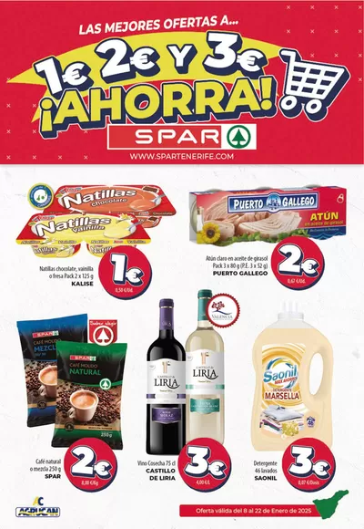 Catálogo Spar Tenerife en San Andrés | Folleto Spar Tenerife Tenerife | 8/1/2025 - 22/1/2025