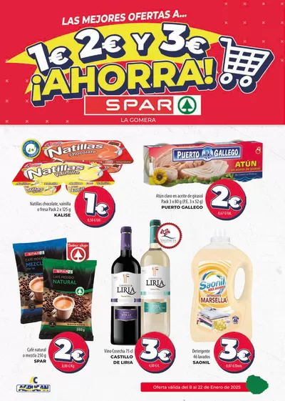 Catálogo Spar Tenerife en San Sebastián de la Gomera | Folleto Spar Tenerife La Gomera | 8/1/2025 - 22/1/2025