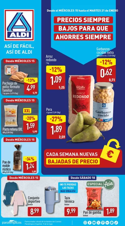 Ofertas de Perfumerías y Belleza en Valdemorillo | Así de fácil, así de Aldi de ALDI | 15/1/2025 - 21/1/2025