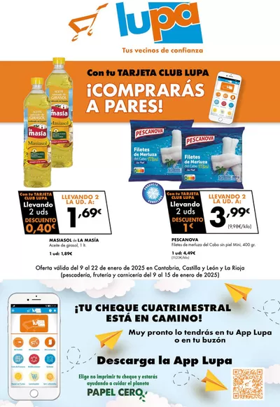 Catálogo Supermercados Lupa en Burgos | Lupa - Tus vecinos de confianza | 9/1/2025 - 22/1/2025