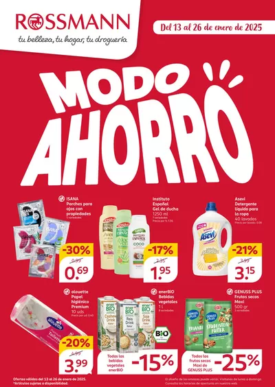 Catálogo Rossmann en Granada | Modo Ahorro | 13/1/2025 - 26/1/2025