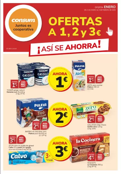 Catálogo Consum en Roquetas de Mar | Ofertas A 1, 2 i 3€  | 9/1/2025 - 5/2/2025